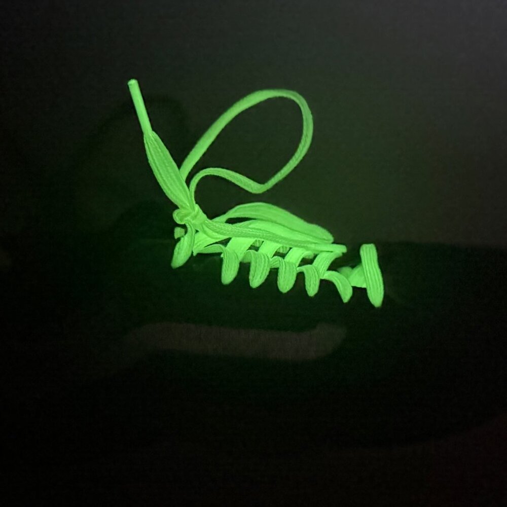 VANS black AVE Pro Skate shoe M10 - GLOW IN THE DARK